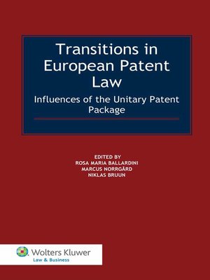 cover image of Transitions in European Patent Law